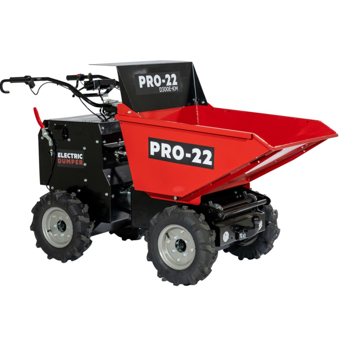 PRO-22 D300E-KM Akku Mini-Dumper / Schubkarre (4WD)